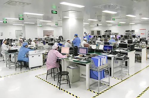 Visualización del entorno interior de fábrica.